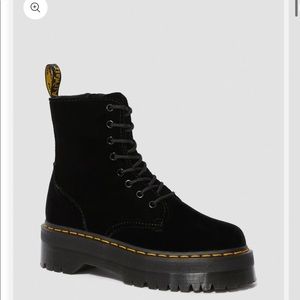 Super rare dr marten Jadon velvet platform boots